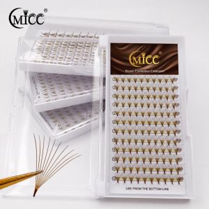 5D 6D 8D 10D Dark Brown Eyelashes Promade Colored Premade Fans Lash Extensions Soft Pre Made Volume Bouquet Eyelash Extension