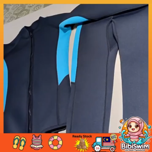 BIBISWIM 3MM Keep Warm Long Sleeve Thermal Swimwear Boy Girl Diving Wetsuit Swimming Kids Surfing