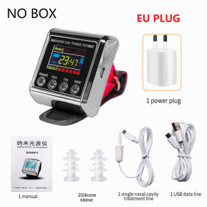Đồng Hồ Đeo Tay Laser LLLT 650nm Thiết Bị Trị Liệu Bằng Ánh Sáng Cho Bệnh Tiểu Đường Cholesterol Tăng Huyết Áp Viêm Mũi Viêm Xoang Ù Tai - Dụng Cụ Vật Lý Trị Liệu