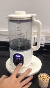 1500ml Wall Breaking Machine Heating Multi-Function Blender Juicer Soymilk Maker Mesin susu soja yang memecahkan dinding secara automatik penuh 破壁機 多功能 全自動破壁机豆浆机