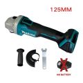 Makita 18V DGA404 Brushless Electric Angle Grinder 125mm Cordless Grinder Metal Wood Grinding Polishing Cutting Power Tool. 