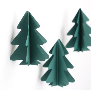 (2 Meters/bag) Size 9.09 * 12.05Cm Christmas Mini Flag Hanging Christmas Tree Pendant for Holiday Celebration