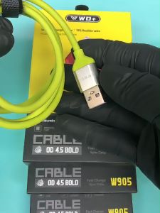 Kabel Data Line WO+ Fast Charging 5A W905 Micro USB / Type-C / Lightning 1 Meter