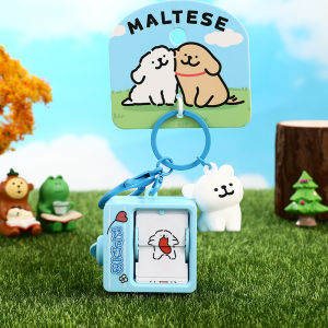 Cartoon Sporty Puppy Keychain