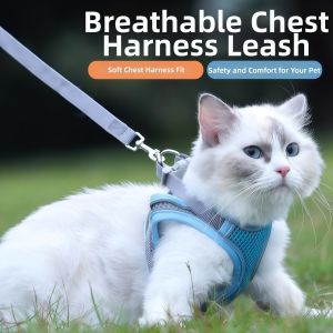 WEVOLA | Escape-proof Breathable Chest Vest Cat Leash