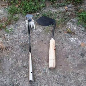 Weeding Garu Harrow Manual Weeding Hoe Weeding Puller Hoe Weeding Remover Alat Berkebun Gagang Besi