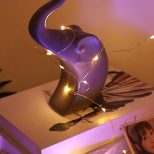 👍Copper wire 10M Led light strip Battery 100led operated Fairy light 5m 50led string lights for Flower Gift Decoration