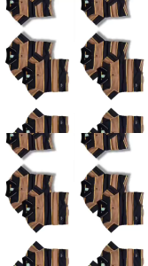 Mavadhen Kaos Kerah Poloshirt Salur Anak Laki-Laki Umur 1-12 Tahun Katun Ukuran S M L XL 3XL