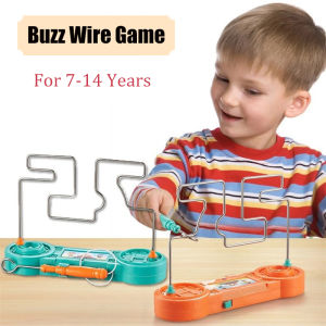 Buzz Wire Game Kids Collision Electric Shock Maze Touch Game Toy Play in Family Party Boy Girl Gift