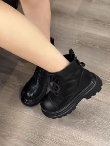 Daphne | Thick Sole Insulated High Heel Slim Boots
