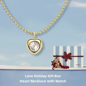 HEFANG Jewelry | Heart-shaped Earrings Luxury Long Necklace