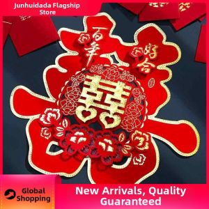 JUNHUIDA | Double Happiness Decoration Wedding Supplies
