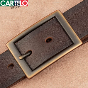 CARTELO | Dây Nịt Da Vintage Nam Có Khóa Đinh