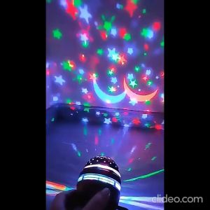 Star Moon Light LED Sleep Magic Ball Car Home Disco Party Table Bedroom Auto Rotate Spinning Laser Lamp Bed Moonlight