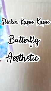 STICKER STIKER SETIKER JOURNALING PET TRANSPARANT KUPU KUPU CLASSIC RETRO AESTHETIC ISI 3 LBR GLITTER HOLOGRAM Stiker Dekorasi Warna Butterfly - Lazada