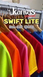 Kanvas Drifit Tshirts for Men & Women Quick-Dry Active Gym Sports Wear Tops Mens T-shirts Workout Clothes Plain Khaki