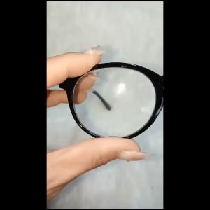 Kacamata Baca Full Plus (+) Bentuk Frame Oval Hitam Glossy Tersedia Ukuran +1.00 sampai +3.00 Model Terbbaru