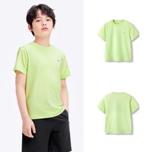 Barbarbara Girls Quick Dry Short Sleeve T-Shirt Sportswear for Middle And Large Children Summer New Arrival Childrens Clothing