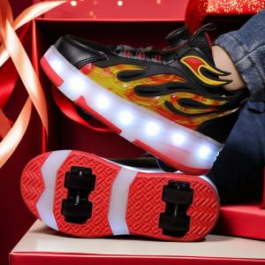 LIWAN | Children Roller Skates With LED Lights 4 Invisible Wheels