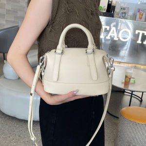 SIFULUN | Durable Leather Crossbody Handbag 2026 Spring Summer New Boston Bag