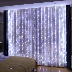 Remote Control USB Fairy Lights 3M LED Curtain String Lights for Christmas Home Bedroom Decor Festive Party New Year Wedding