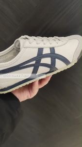 【Hot】Tiger Running Shoes for Men and Women Creamy/Black Casual Sneakers DL408.1659 Fashion