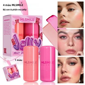 Bộ Son Và Má Hồng Dạng Thạch 2 Trong 1 Dưỡng Ẩm Lâu Trôi Tạo Khối Khuôn Mặt Tự Nhiên