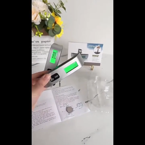 50kg Electronic Convenient ABS Handheld Scale High Precision Household Express Weighing Small Luggage Scale