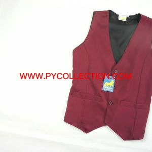 PRESIDENT UNIFORM VEST MAROON PENGAWAS SEKOLAH RENDAH DAN MENENGAH - PV005