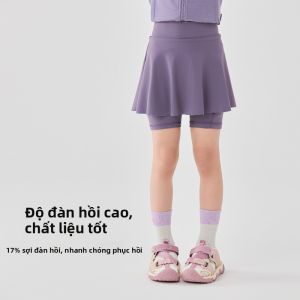 Moonkids | Quần Short Hai Mảnh Thoáng Khí Cho Bé Gái