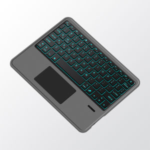 Deutsch Wireless Bluetooth Backlight Touchpad Keyboard for Phone iPad Tablet Laptop German Keyboard for Android iOS Windows