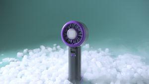 Popcorn X05 Mini Portable Hand Fan USB Rechargeable Fan 100 Gear Speed Turbol Fan with Adjustable Cooling