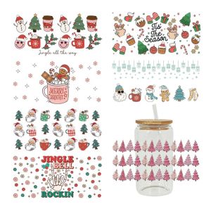 Cartoon Print Color Logo Cup Sticker Water Cup Sticker Glass Paster Cup Seamless Waterproof Crystal Label In Stock Decorative Sticker