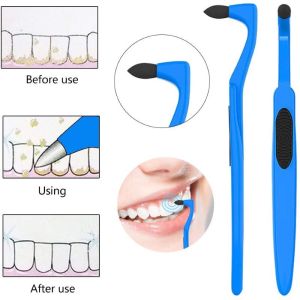Manual Tooth Stain Remove Tartar/Tea/ Smoke Stains Interdental brush Powerfree Operation Orthodontic Toothbrush Oral Care Tool