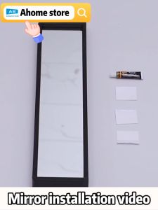 Rectangle Bathroom Mirror With Shelf Toilet Mirror Wall Mirror Makeup Vanity Mirror