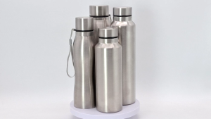 PrinTEE - Stainless Steel Sports Flask Straight & Curved 750ml/1000ml - Hot & Cold Thermos Bottle