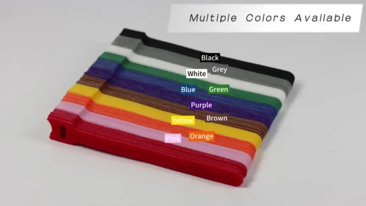 30/50/100pcs Velcro Cable Organizer Cable Holder Tie Straps Management ...