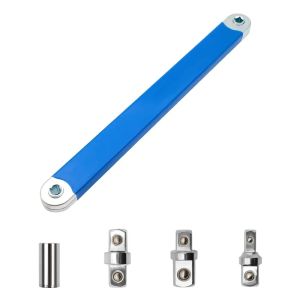 OLOEY | Compact Offset Extension Wrench 4 Adapter Dual Purpose Impact Socket Ratchet for Automotive Hand Tool 3/8 in Auto Repair Tool