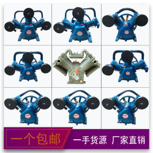 Piston Air Compressor Head Single Cylinder Double Cylinder Triple Cylinder Air Pump Head Cast Iron Material High Efficiency