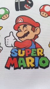 Totebag Super Mario Bros: Tas Serut Kanvas Aesthetic untuk Goodie Bag Ulang Tahun Anak