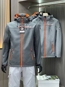 Norwegian Professional Outdoor Shell Jacket Scientific Research Clothing Waterproof Windproof Hood Jacket Outwear Double Layer Spring & Fall Winter Soft Shell Men