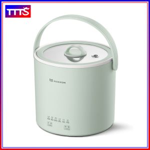 MOKKOM Small Electric Stew Pot Portable Porridge Cooker Household Multifunctional Mini Stew Soup Pot Noodle Electric Cooking Pot