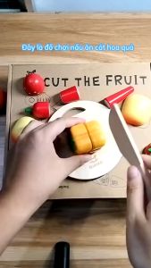 Hoa quả cắt gỗ ( đồ chơi cho bé ) - Đồ chơi gỗ cắt hoa quả - ĐỒ GIA DỤNG TOÀN QUỐC