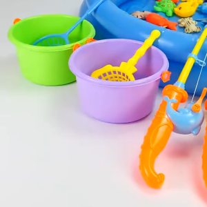 SG RumahHome® 60Pcs Kids Magnetic Fishing Toy Set Bath Water Play Game Summer Outdoor Party Gift Educational Toy