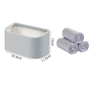 Scandinavian Desktop Trash Bin For Home with Lid Small Size Office Desk Mini Garbage Bin with Lid Wall Hanging Small Wastebasket