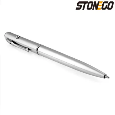 STONEGO Invisible Ink Pen Novelty Plastic Material Ballpoint Pens With Uv Light Magic Secret Ballpoint