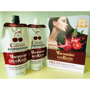 HÀNG CÔNG TY -NHUỘM ĐEN TẠI NHÀ NEW KAFEN THẢO DƯỢC MÙI CHERRY 500MLx2