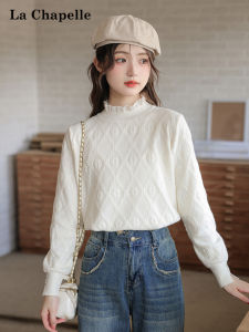 La Chapelle | Áo Sweater Cổ Tròn Phong Cách Pháp Fairy Fresh