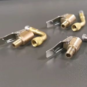 Bộ Thanh Nối Dài Vòi Bơm Hơi Lõi Van Cong 90° Và Kẹp Chuyển Đổi Nối Máy Bơm Lốp Xe Đạp Xe Máy Ô tô Thuyền Máy Phụ Tùng
