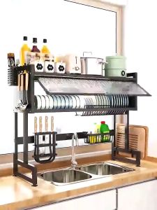 Kitchen Sink Rack Dish Rack Home Dish Rack Drainage Storage Rack Kitchen Organizer Sink Drainer